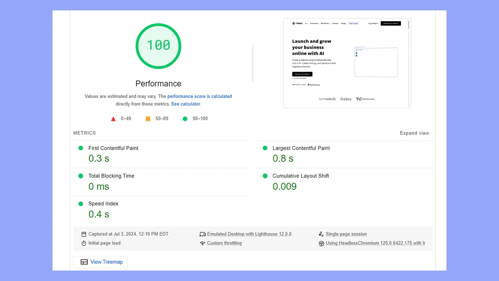 网站性能优化结果展示