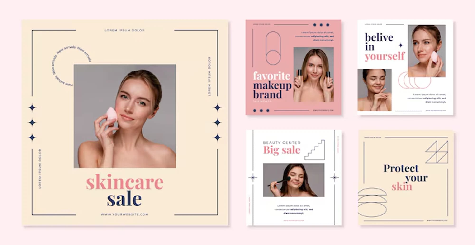 美妆行业定制功能展示