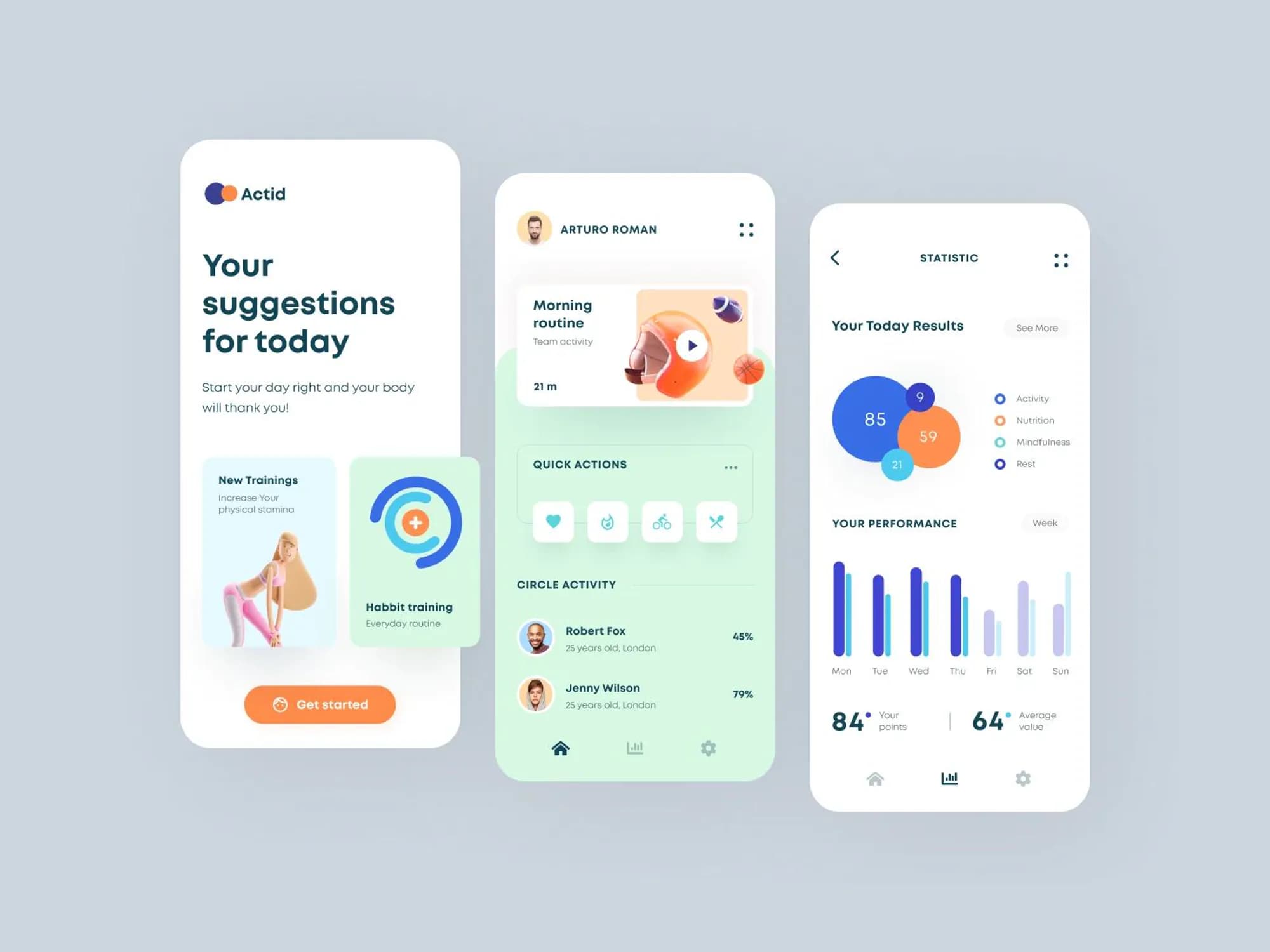 移动健康追踪应用